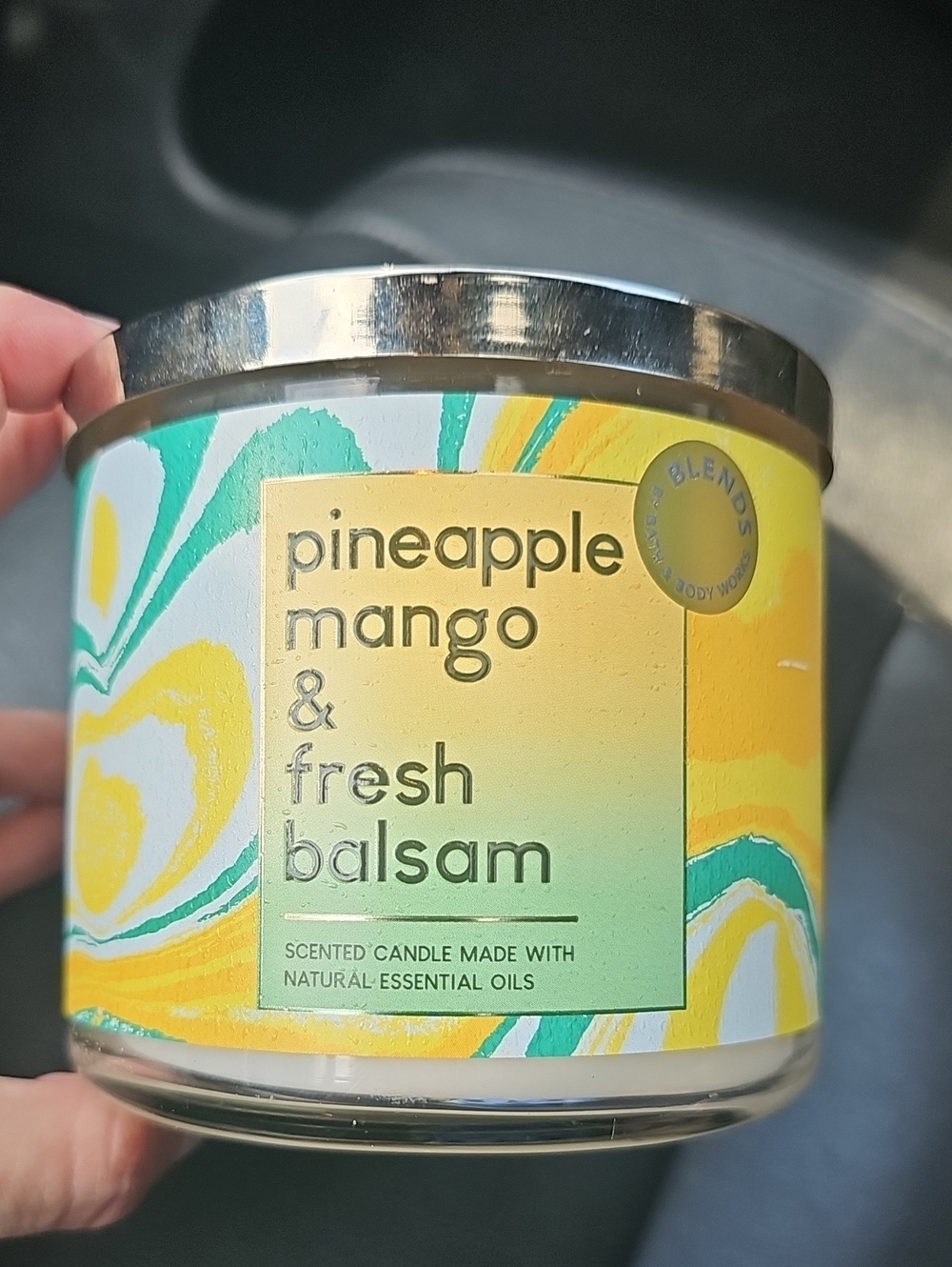 PINEAPPLE MANGO & FRESH BALSAM 3 Wick Candle NWT